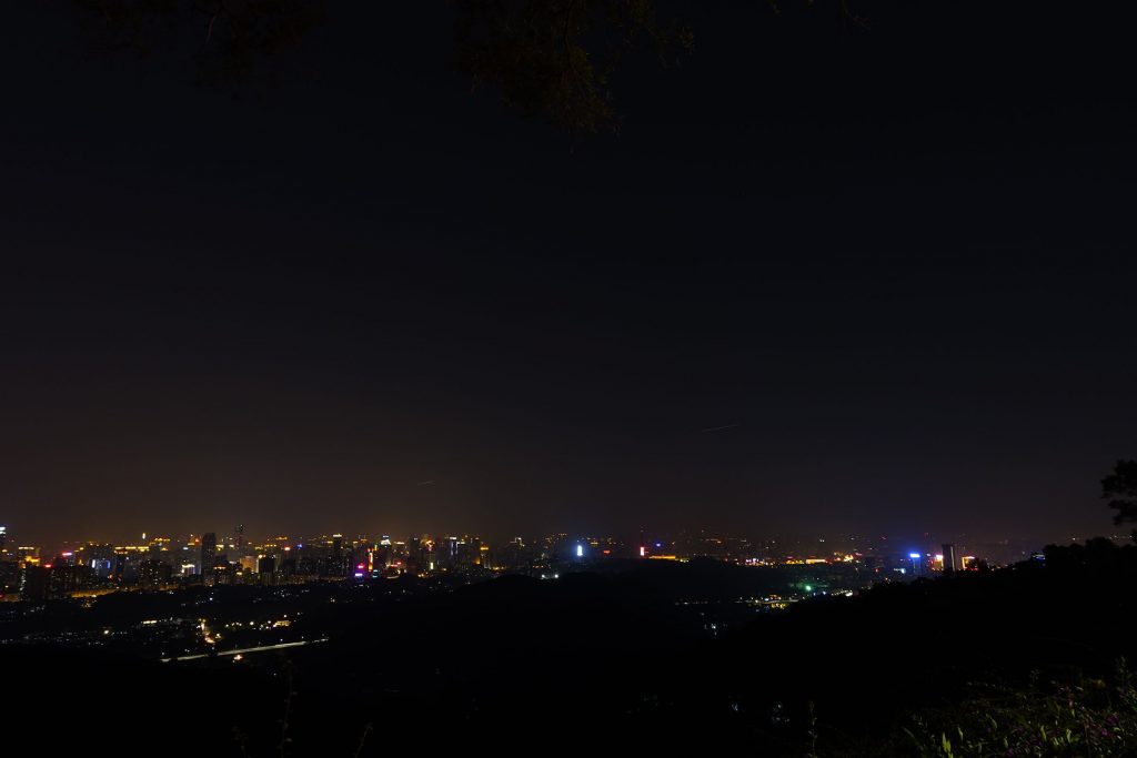 白云山夜景,眺望,分外妖娆