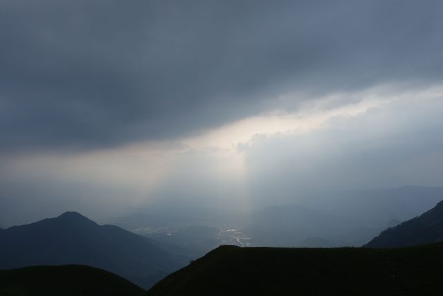 武功山的几缕阳光